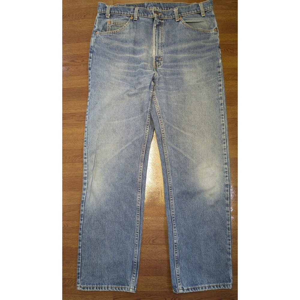 Levi’s 505 Orange Label Jeans Mens 38x32 Medium Wash Straight Leg Vintage Denim